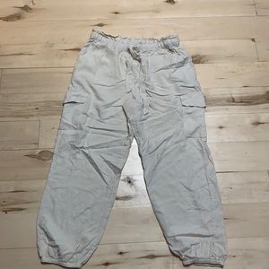 Aerie high wastes tie pants